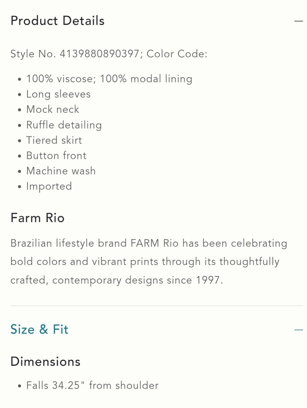 Farm Rio Mini Dress - Picture 12 of 12